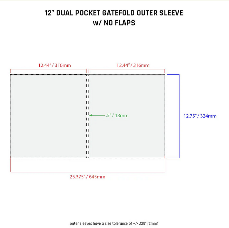Vinyl Storage Solutions - Protective Outer Sleeves 12" - Packs