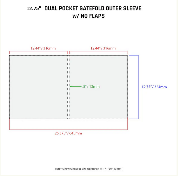Vinyl Storage Solutions - Protective Outer Sleeves 12" - Packs