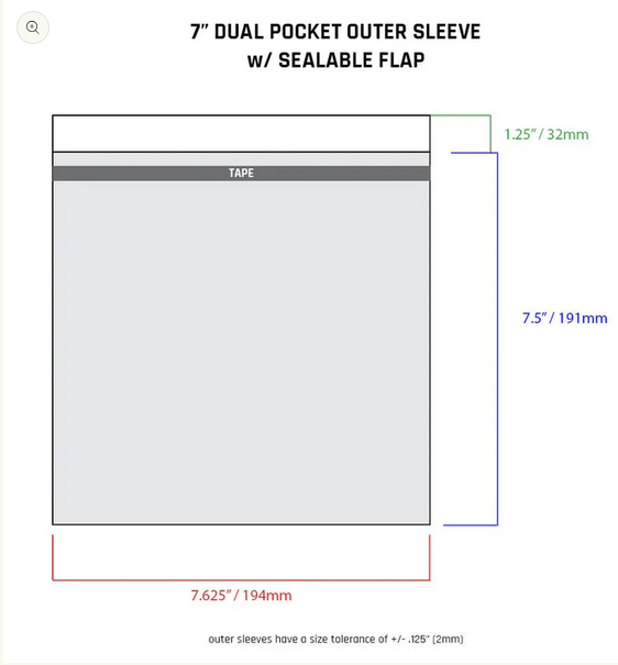 Vinyl Storage Solutions - Protective Inner Sleeves 7" - (Singles)