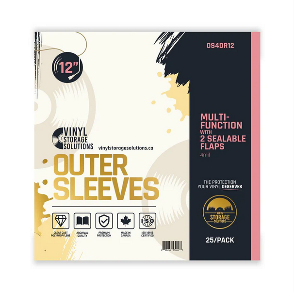 Vinyl Storage Solutions - Protective Outer Sleeves 12" - (Packs)