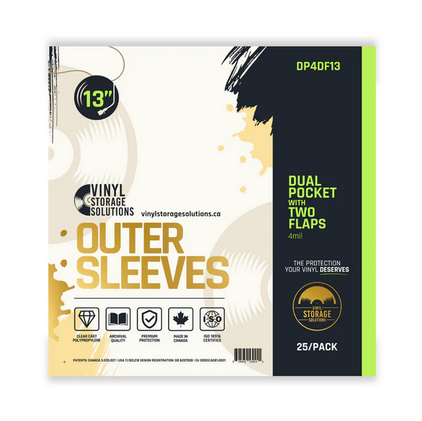 Vinyl Storage Solutions - Protective Outer Sleeves 13" - Packs