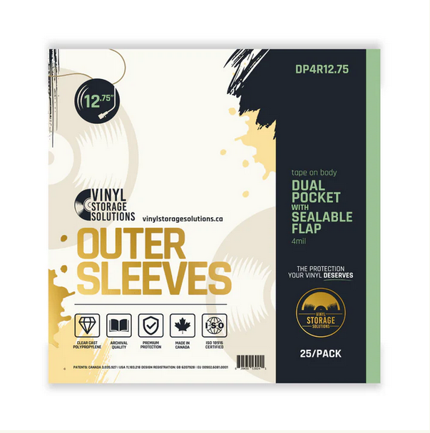 Vinyl Storage Solutions - Protective Outer Sleeves 12.75" - (Packs)