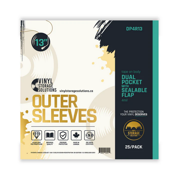 Vinyl Storage Solutions - Protective Outer Sleeves 13" - Packs