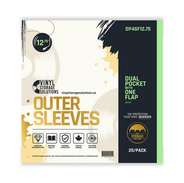 Vinyl Storage Solutions - Protective Outer Sleeves 12.75" - (Packs)