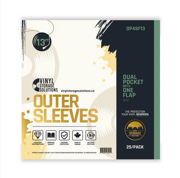 Vinyl Storage Solutions - Protective Outer Sleeves 13" - Packs