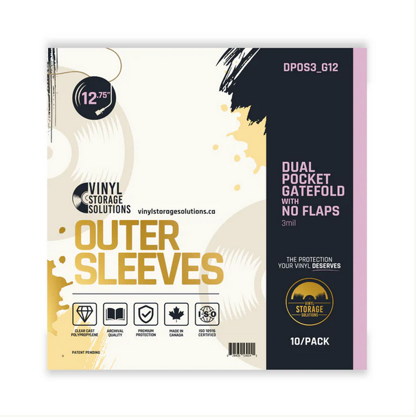 Vinyl Storage Solutions - Protective Outer Sleeves 12.75" - (Packs)