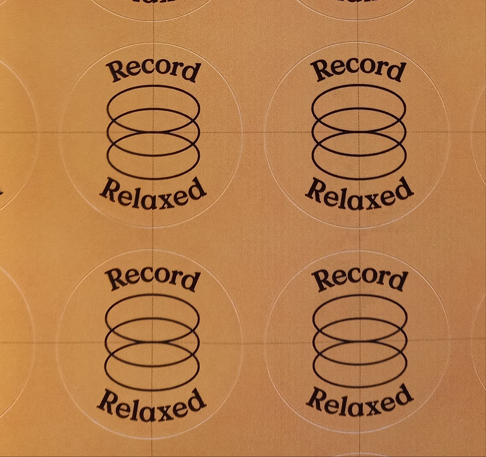 RECORD RELAXED Labels – Secret Chord Analogue