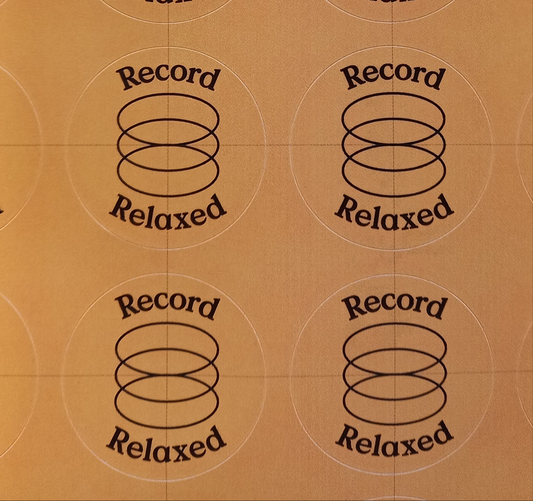 RECORD RELAXED Labels
