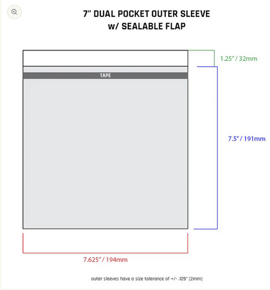 Vinyl Storage Solutions - Protective Inner Sleeves 7" - Packs