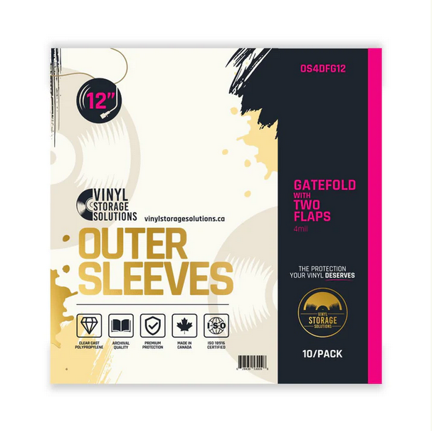 Vinyl Storage Solutions - Protective Outer Sleeves 12" - (Packs)