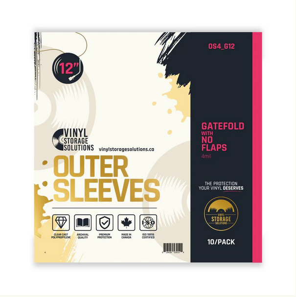 Vinyl Storage Solutions - Protective Outer Sleeves 12" - (Packs)