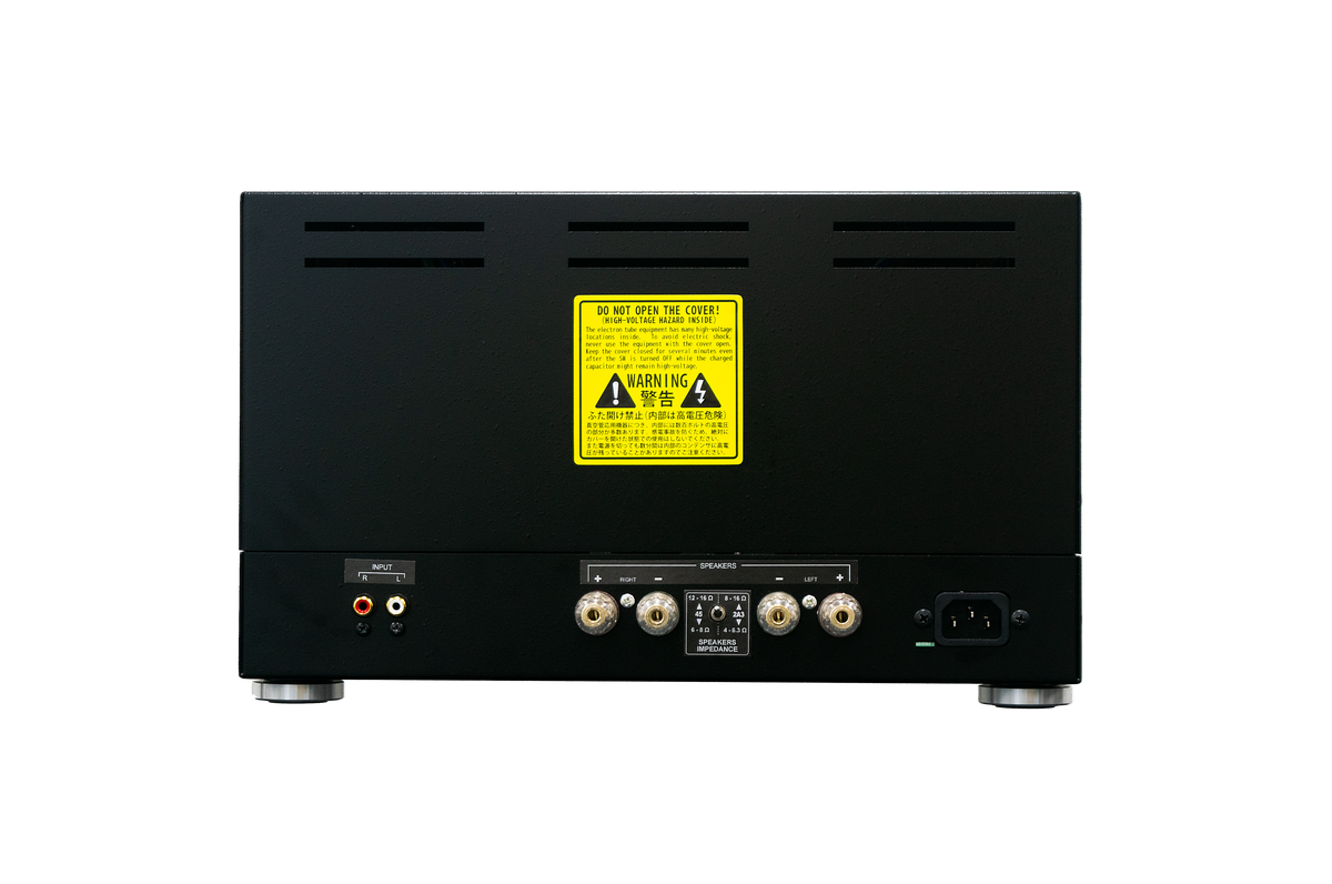 Elekit TU-4523 rear panel with speaker binding posts and IEC power inlet