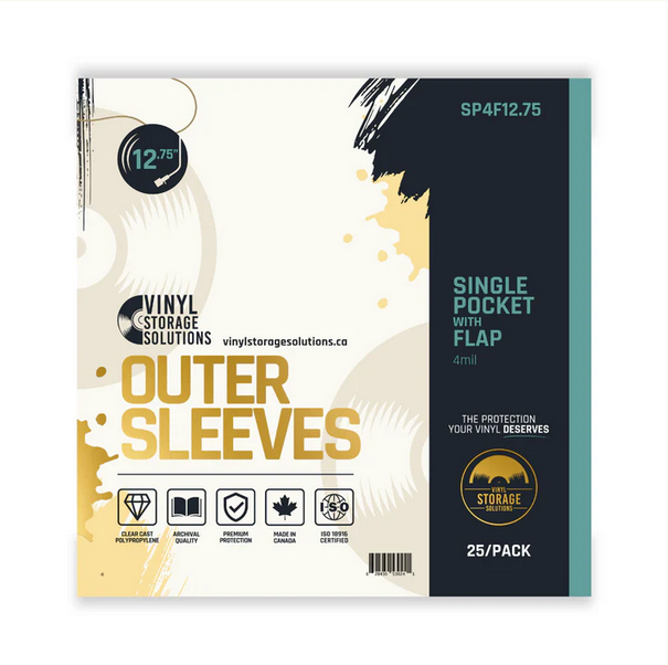 Vinyl Storage Solutions - Protective Outer Sleeves 12.75" - (Packs)