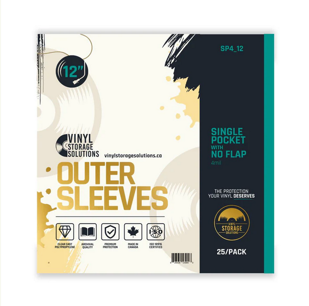 Vinyl Storage Solutions - Protective Outer Sleeves 12" - (Packs)